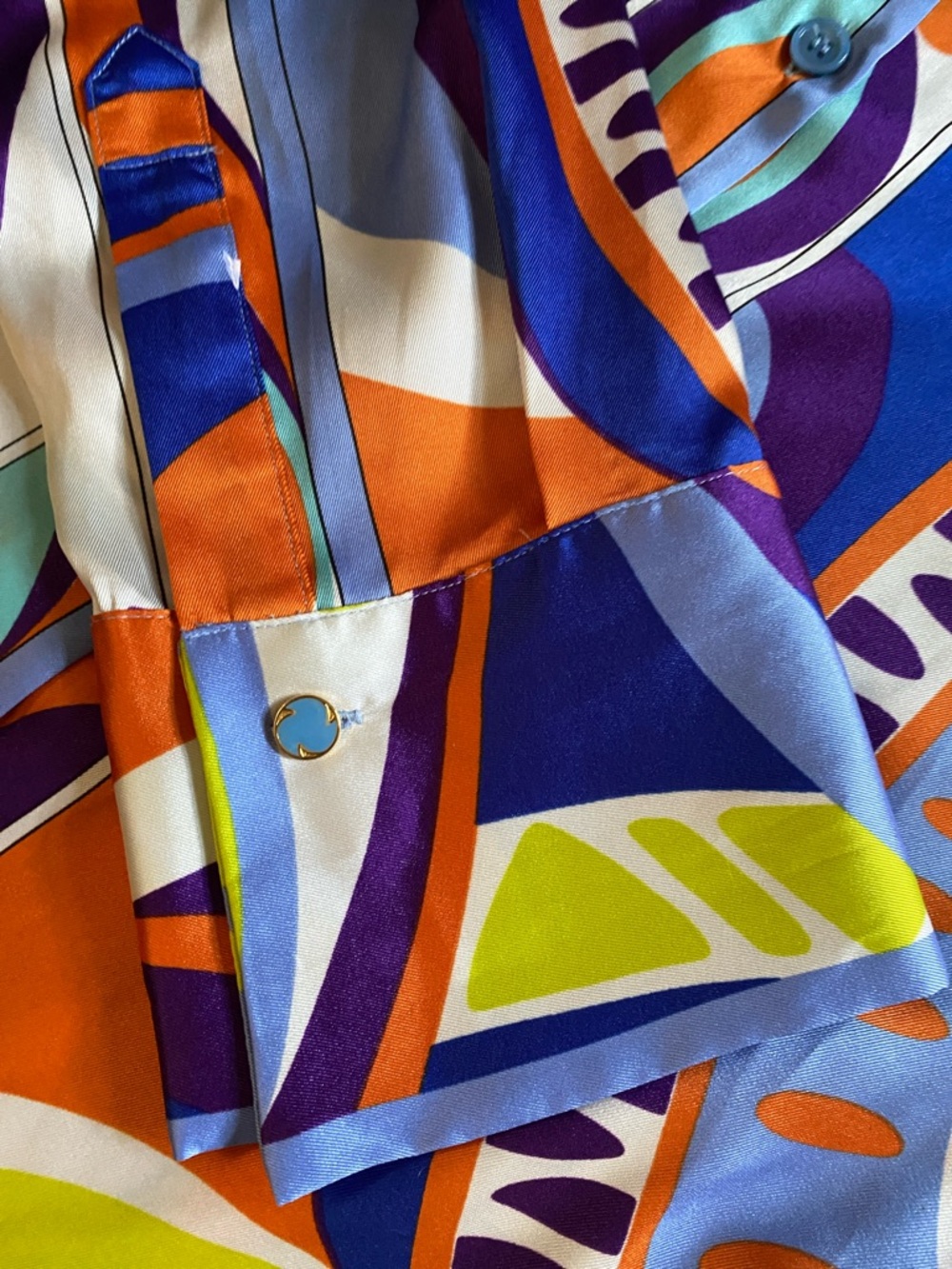 ZARA Vibrant Multi-Color Printed Button-Up Shirt - Picture 10 of 14